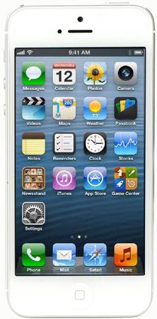 Смартфон Apple iPhone 5 32Gb White & Silver - Кизилюрт